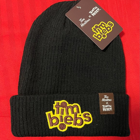 Tim Hortons: Justin Bieber Tim Biebs Beanie - Picture 1 of 3